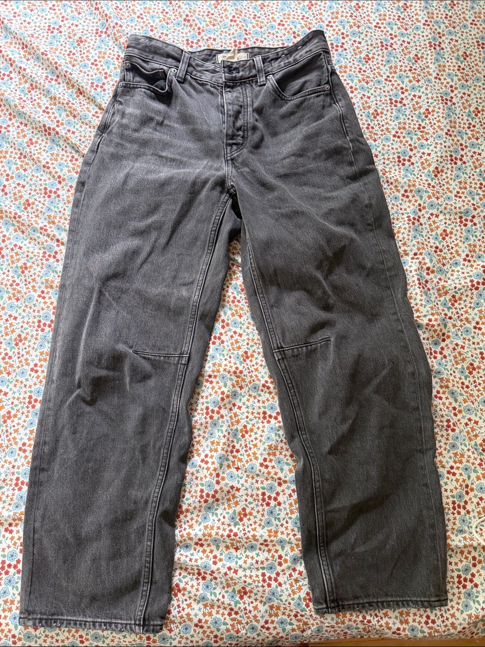 Women’s Madewell The Darted Barrel-Leg Jean